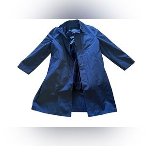 Christopher Hayes Mens Thin sulfate black Lining nylon polyester Trench Coat 42